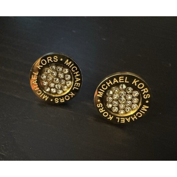 Michael Kors Limited Edition Stud Diamente Sparkle Earrings - Picture 1 of 9